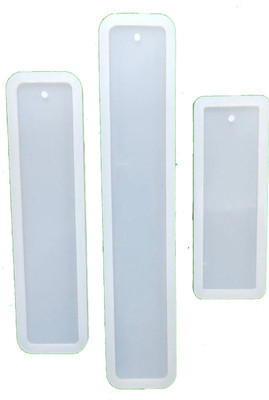 SS Art Land 3 Pcs Book Mark Multipurpose Silicone Mould For Epoxy Resin Art - 1 PC