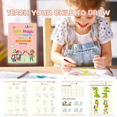 Snr Buy1 Get1 Magic Practice Copybook 01(Spiral, KIDS PRACTICE BOOK)