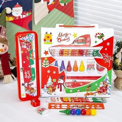 AMYCAUR Christmas Day Gift, Merry Christmas Return Gift Stationery (Pack of 3items)