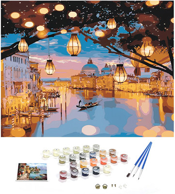 Climberty Oil Painting Paint by Numbers, DIY Art Painting Wall Hanging DIY