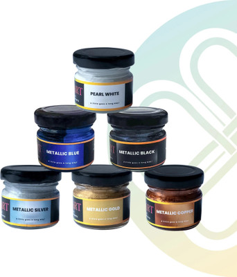 Joy Art Epoxy Colorants - Metallic Colorants - Highly Concentrated Resin (6 x 30g)