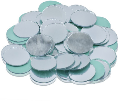 Kreative Kraft Mirror for Lippan Art 50G Round Shape XXL Big No 4 (12 Packets)