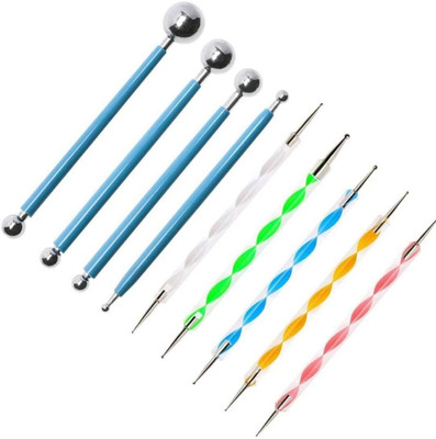 HouseOfCommon Dotting and Embossing Tools Set (9 Pieces)