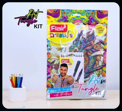 Precision Technik Trendy_Art tangle kit For Stationery Kit & School Kit | Set of 2