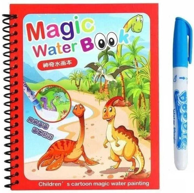 Ziggy Reusable Water Painting Book Water Magic Colouring Book With Water Filling Pen 1