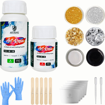 THE ARTKING Resin Art Starter Kit Combo | 11 Pieces Combo Kit | Resin Art Kit