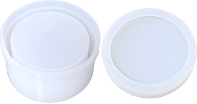 SS Art Land Round Shape Storage Box Silicone Mould DIY Gift Resin Jewelry Art & Craft -1Pc