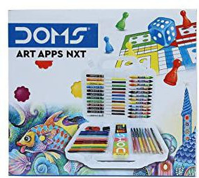 DOMS ART APPS NXT BI-COLOR PENCIL, OIL PASTLE, BI-COLOUR WAX CRAYONS OR DRAWING BOOK