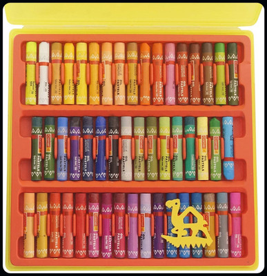 Precision Technik Trendy_50 oil pastels with Reusable Plastic Box