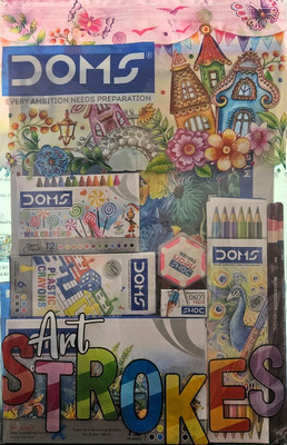 DOMS Art Strokes Kit | Kit for Creative Minds | Gifting Range for Kids | Pack of 1