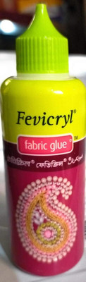 ARTPARASITE Pidilite Fevicryl Fabric Glue For Mirror Pieces Patchwork Stones Sequins 80GM