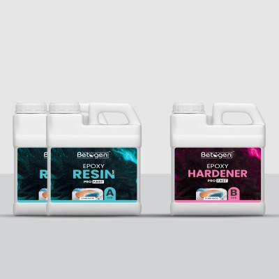Betogen Epoxy Resin 2:1 Ratio Resin And Hardener 15.0 Kg - Set For Art And Craft