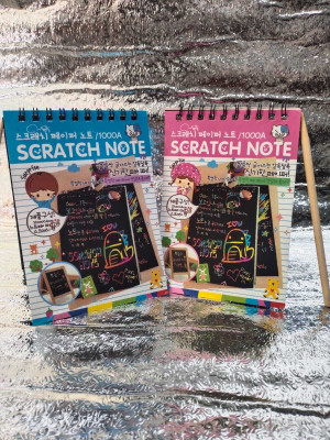 Shunya Scratch Book Sketch Pad(10 Sheets, Pack of 2)