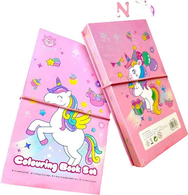 Giggles World Mermaid Fantasy Art Set: 30 Coloring, 10 Scratch Art & 8 Pencils - Kids' Fun