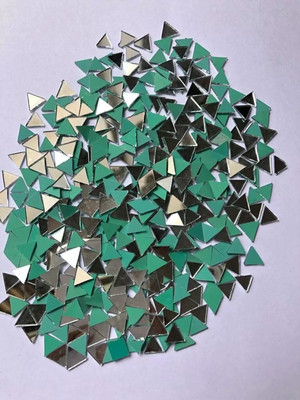 erthenterprise Triangle Shape glass mirror For Craft Decoration Pack of 500