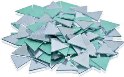 Kreative Kraft Mirror for Lippan Art 50G Triangle Shape Big 2 No (12 Packets)
