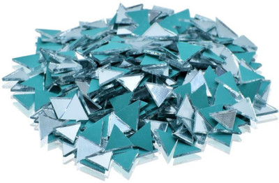 Kreative Kraft Mirror for Lippan Art 50G Trangle Shape Small 23 No (12 Packets)