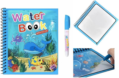 Bloombec Reusable Magic Water Painting Book Magic Doodle Pen Magic Water Book For Kids 01
