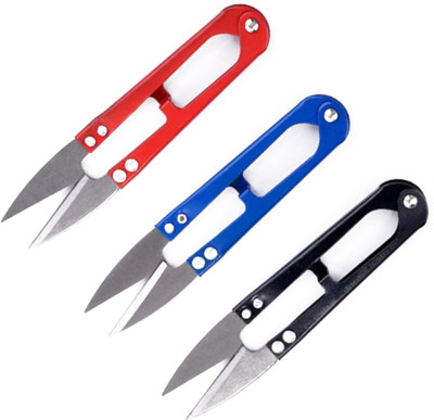 Clezaro 3Pcs Best Quality Thread Cutter (multicolor) Scissors(Set of 3, Multicolor)