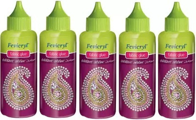 Pidilite Fevicryl Fabric Glue 80ML Pack of 5