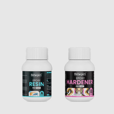 Betogen Epoxy Resin 2:1 Ratio Resin And Hardener 150gm Set For Art And Craft