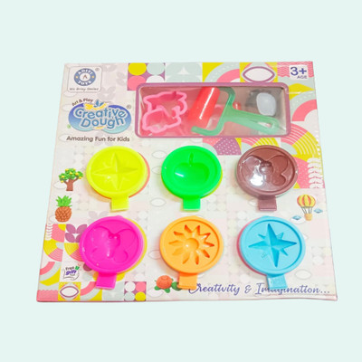 RAGVEE Vibrant Colors, Creative Designs, 6 Plastic Moulds clay.