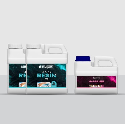 Betogen Epoxy Resin 3:1 Ratio Resin And Hardener 12.0 Kg - Set For Art And Craft