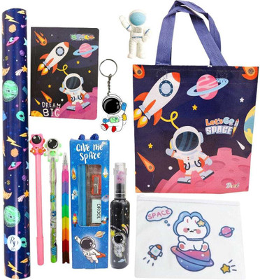 AMANVANI Dream Space Stationery Kit Set For Boys Combo of 11 Stationery Item
