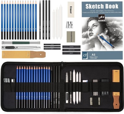 Hobby Art Set for Kids | Drawing Kit | Stationery Kit | Best for Gifting |  Oil Pastel , Painting Kit , Drawing Set