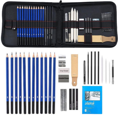 Wynhard 35 Pcs Sketch Pencil Set Drawing Pencil Set for Artist Sketching Pencils Kit