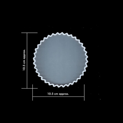 BanteyBanatey Round Crinket Coaster Agate Uneven Shape| Resin Art Silicone Casting Mould