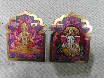 Sell plus Laxmi Ganesh Ji MDF Wooden Art