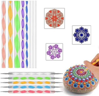 Vintager 13 pc Mandala Dotting Tool for Painting, Rock Paint Kit with Ball Stylus Dot Pen