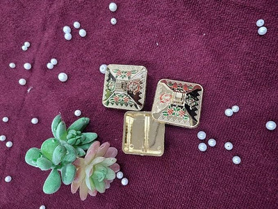 Nutts Square Tilak Box Gift Fancy Set Pooja Articles Gifting Sindoor Dibbi Pack Of 12