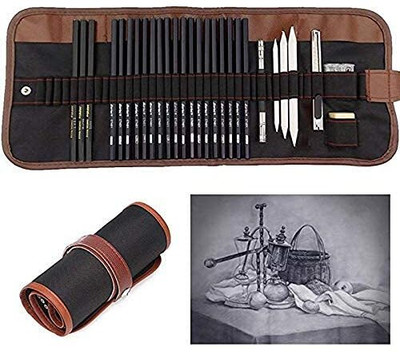 Lufarp Sketch Pencil Set Drawing Pencils 29 pieces Artist Pencil Set for Artist