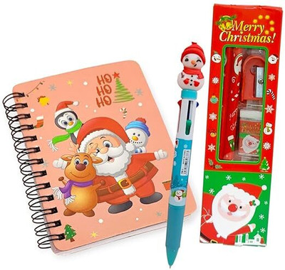 AMANVANI Stationery Items Combo Gifts, Christmas Gift Items for Kids (Pack of 3pcs)