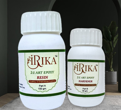 Rika Art and craft Epoxy resin and Hardener ( pack of 150 gm , 2:1 ratio )