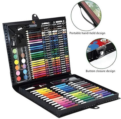 VIYUHK 150 Art Drawing Tools & Painting colour Set for kids(Set of 150, Multicolor for set)