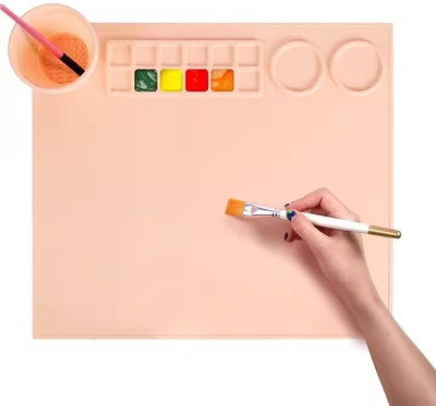 CRAZYGOL Art & Craft Silicone Painting Mat for Kids is a fantastic tool for young artists
