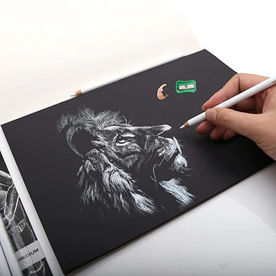 The KALAM Store WORISONN WHITE CHARCOAL PENCIL