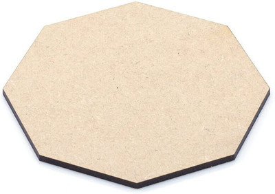 Alvika - The Gift Shop 20 Octagon Wooden MDF Coasters for Resin Art, Decoupage & Various Craft Uses