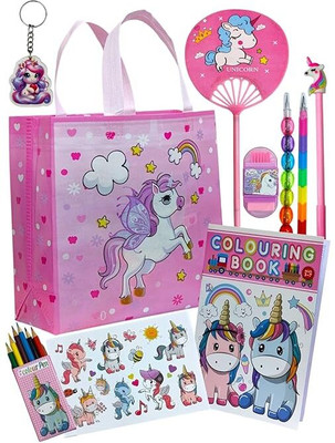 AMANVANI Combo of 10 Stationery items, Stationery Items for Girls, Diwali/Christmas Gift