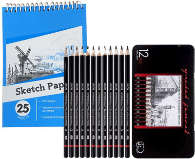 Wynhard Drawing Pencils 12 Pcs Sketch Pencil Set for Artist sketching kit for artist