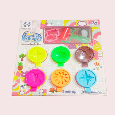 Chaknak 6 in 1 Dough Clay Set for Kids|Art & Craft Activity Birthday Gift for 3+Yrs Kids