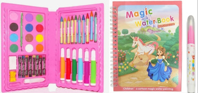 Glamour Combo Pack of 42pcs. Color Set & Water Magic Book