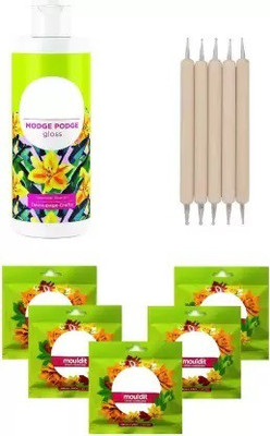 greencom Mouldit Epoxy Compund with Modge Podge Gloss & 5 Dotting Tool
