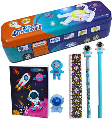 AMANVANI Stationery Combo of 7 Stationery Items Stationery Set for Boys/Girls Return Gift
