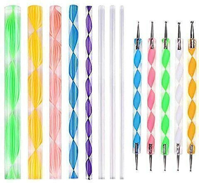 Qatalitic 13 Pcs Mandala and Acrylic Dotting Tool Set, for Pottery Ceramic & Polymer Clay.