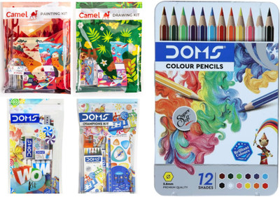 Elite Arts Pack of 5 Camel And Doms Art Set