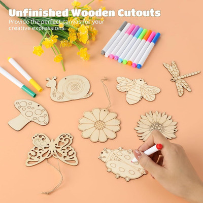 Kreative Kraft DIY Wood Colouring Kit for Kids